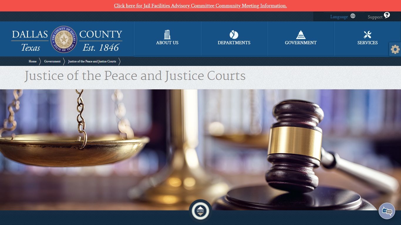 Justice of the Peace and Justice Courts - Dallas County